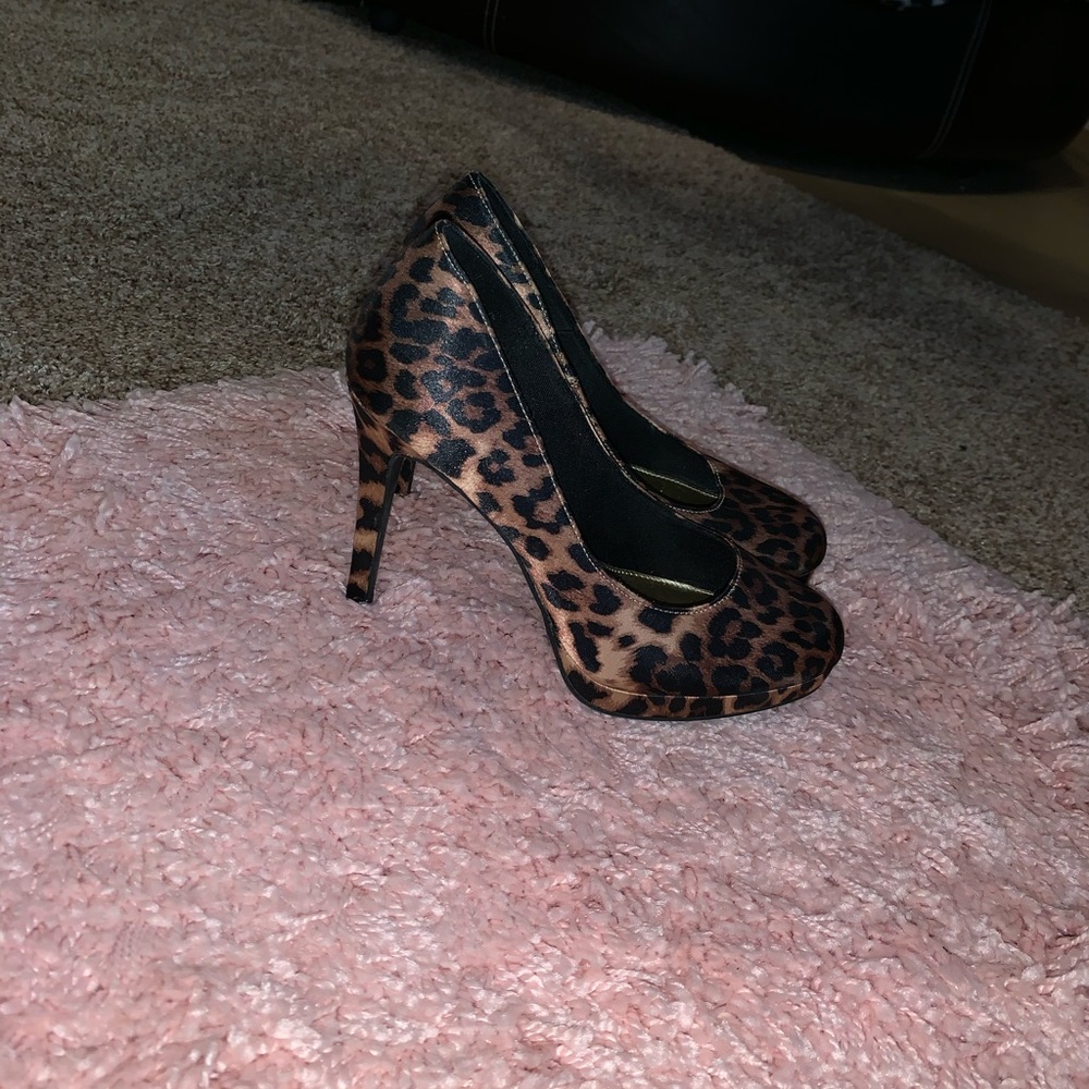 Cheetah print heels